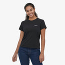 Patagonia Women's P-6 Logo Responsibili-Tee Shirt - Black