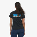 Patagonia Women's P-6 Logo Responsibili-Tee Shirt - Black