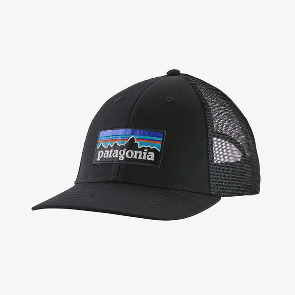 Patagonia P-6 Logo LoPro Trucker Hat/Cap - Black