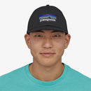 Patagonia P-6 Logo LoPro Trucker Hat/Cap - Black
