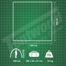 OZtrail Hydroflow 3.0 Deluxe Gazebo (3m) - Blue