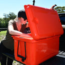 BlackWolf Rolling Cooler (120L) - True Red