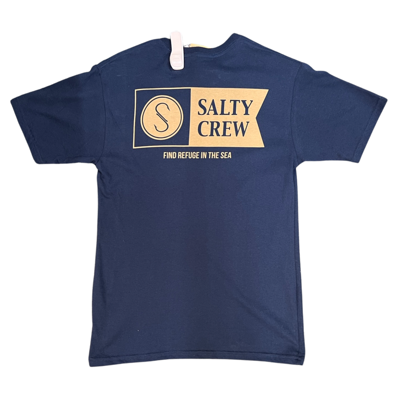 Salty Crew Alpha Short Sleeve Tee - Navy (Medium)