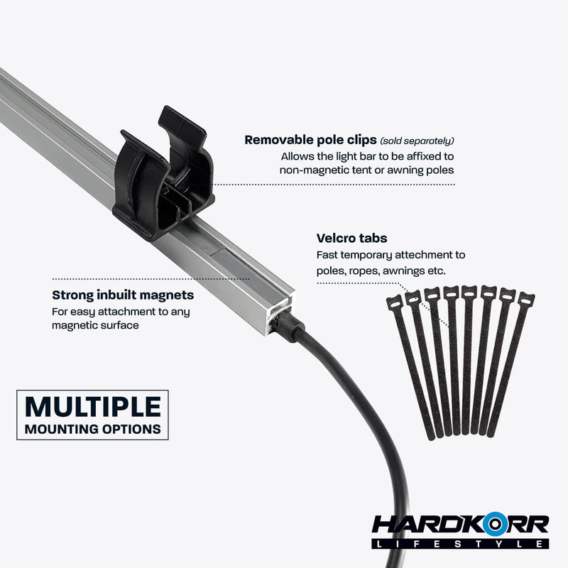 HardKorr Lifestyle 4 Bar LED Camping Light Kit