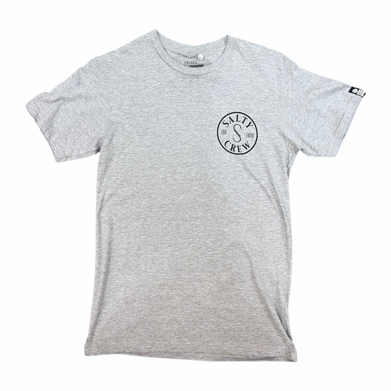 Salty Crew Topwater Short Sleeve Tee - Graphite Heather (Small Only)