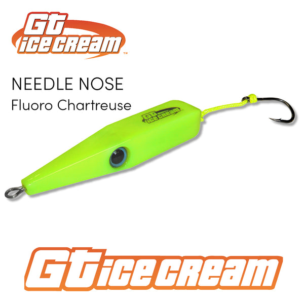 GT Ice Cream Lure 4oz Fluoro Chartreuse