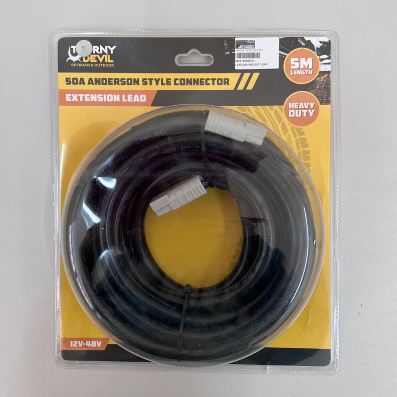 Thorny Devil 50A Anderson Style Connector Extension Lead (5m)