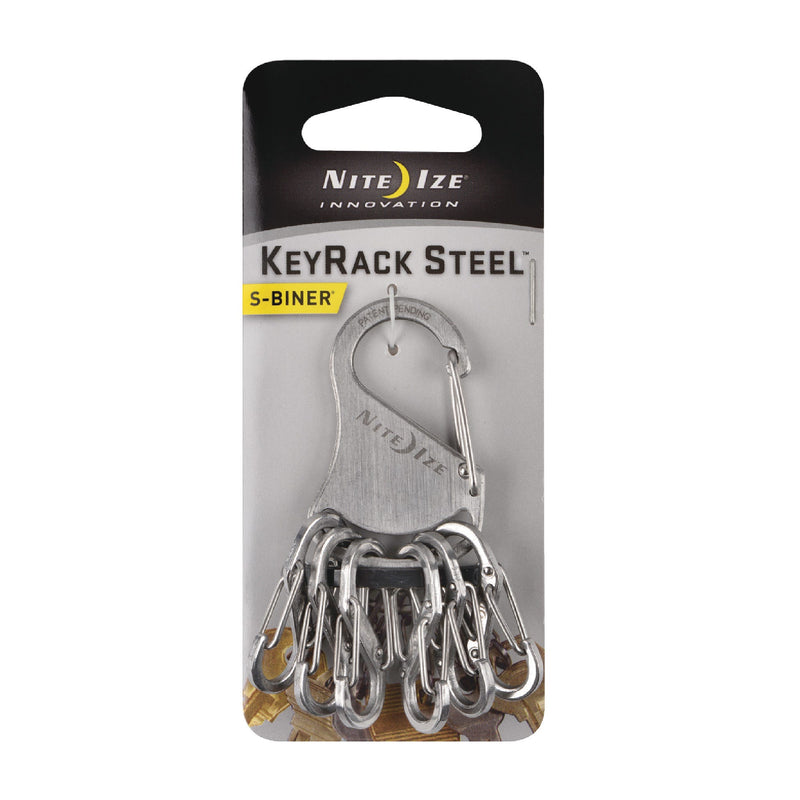 Nite Ize S-Biner Key Rack / Key Ring - Stainless Steel
