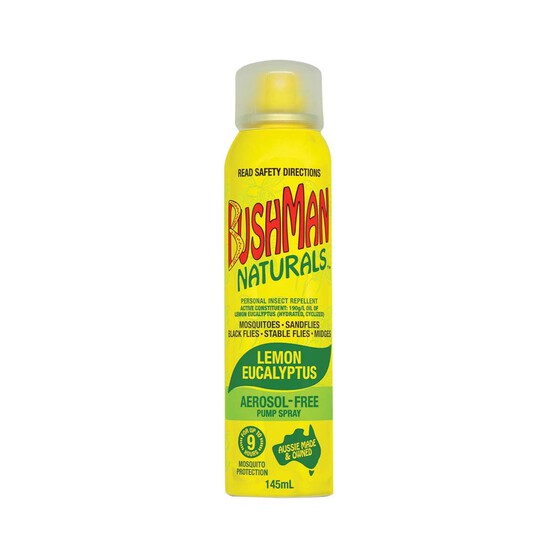 Bushman Naturals Aerosol-Free Pump Spray Insect Repellent (145ml)