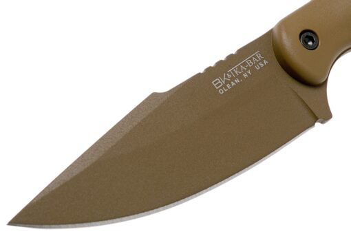 Ka-Bar Becker Harpoon Point Fixed Blade Knife 4.56″ Zytel Handles Polymer Sheath - Tan (KBBK18)