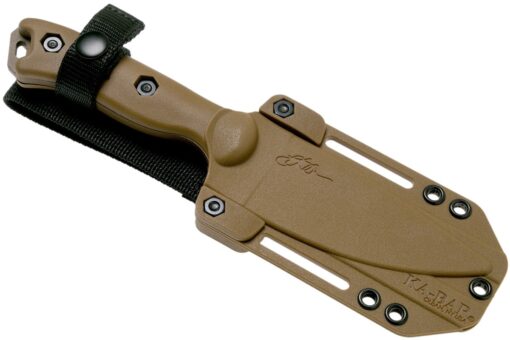 Ka-Bar Becker Harpoon Point Fixed Blade Knife 4.56″ Zytel Handles Polymer Sheath - Tan (KBBK18)