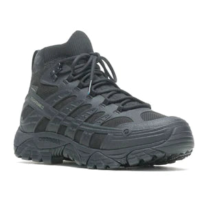 Merrell Men's Moab Velocity Tactical Mid Waterproof Hiking Boot - Black