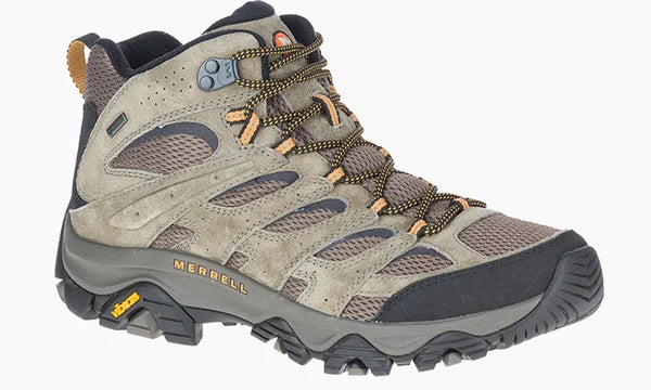 Merrell Men's Moab 3 Mid (Gore-Tex) Waterproof Hiking Boot - Walnut