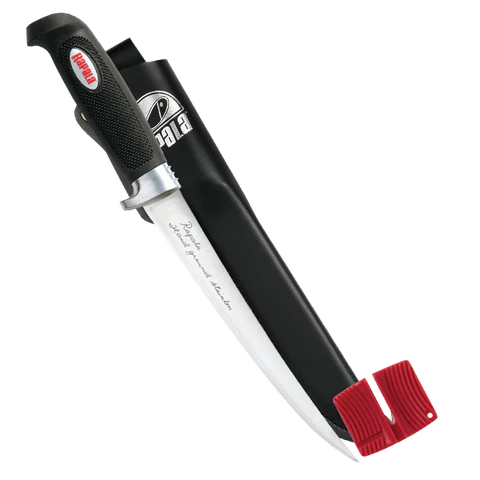 Rapala 7.5" Soft Grip Fillet Knife With Sharpener