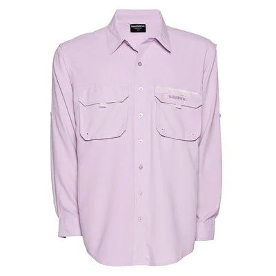 Shimano Vented Long Sleeve Ladies Shirt Lilac 12