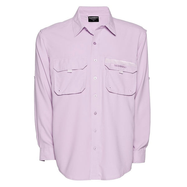 Shimano Vented Long Sleeve Ladies Shirt Lilac - Size 16