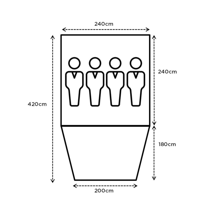 BlackWolf Turbo Tent 240