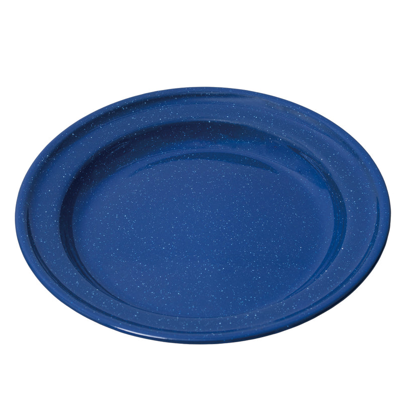 Campfire Enamel Flat Plate (26cm)- Navy