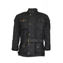 Burke & Wills Mens Biker Jacket - Black