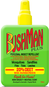 Bushman Plus 20% Deet Insect Repellent with sunscreen Pump Spray Bottle (100ml)