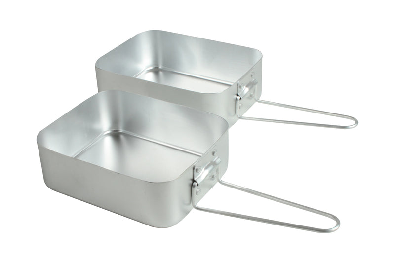 Wildtrak Aluminium Mess Kit (2 Pieces)