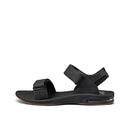 Reef Men's Fanning Baja Sandal - Black/Silver