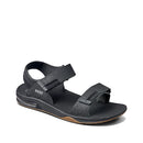 Reef Men's Fanning Baja Sandal - Black/Silver