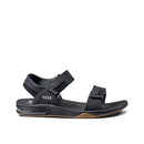 Reef Men's Fanning Baja Sandal - Black/Silver