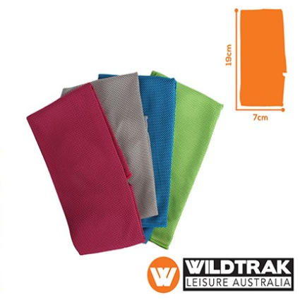Wildtrak Cooling Towel 4 Assorted Colours