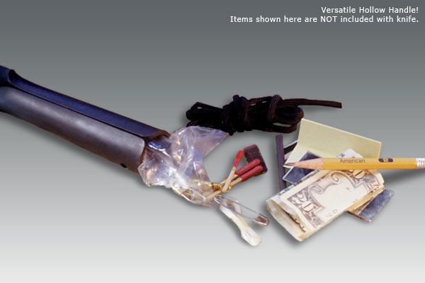 Cold Steel Bushman Bowie Blade Secure-Ex Plastic Sheath with Fire Steel