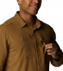 Columbia Silver Ridge Utility Lite Long Sleeve Mens Shirt - Delta