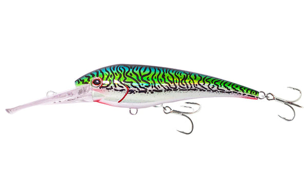 Nomad DTX 140 Floating Minnow Lure Silver Green Mackeral