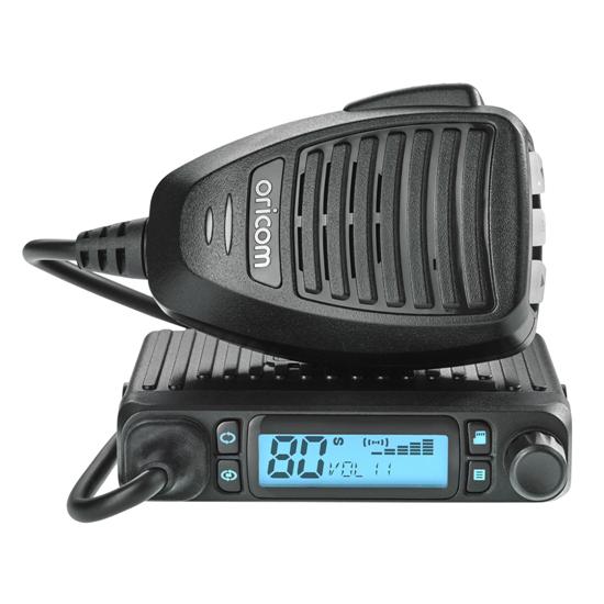 Oricom IP54 UHF CB Radio + ANU220 Antenna Value Pack (DTX4300VP) - Black