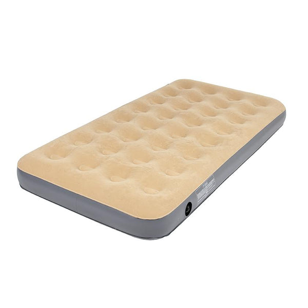 OZtrail Velour Air Mattress Single Height King Single