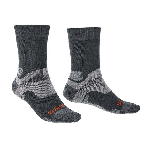 Bridgedale Midweight Performance Men's Hiking Sock (Medium) - Gunmetal Grey