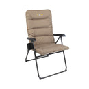 OZtrail Coolum 5 Position Recliner Camp Chair - Beige