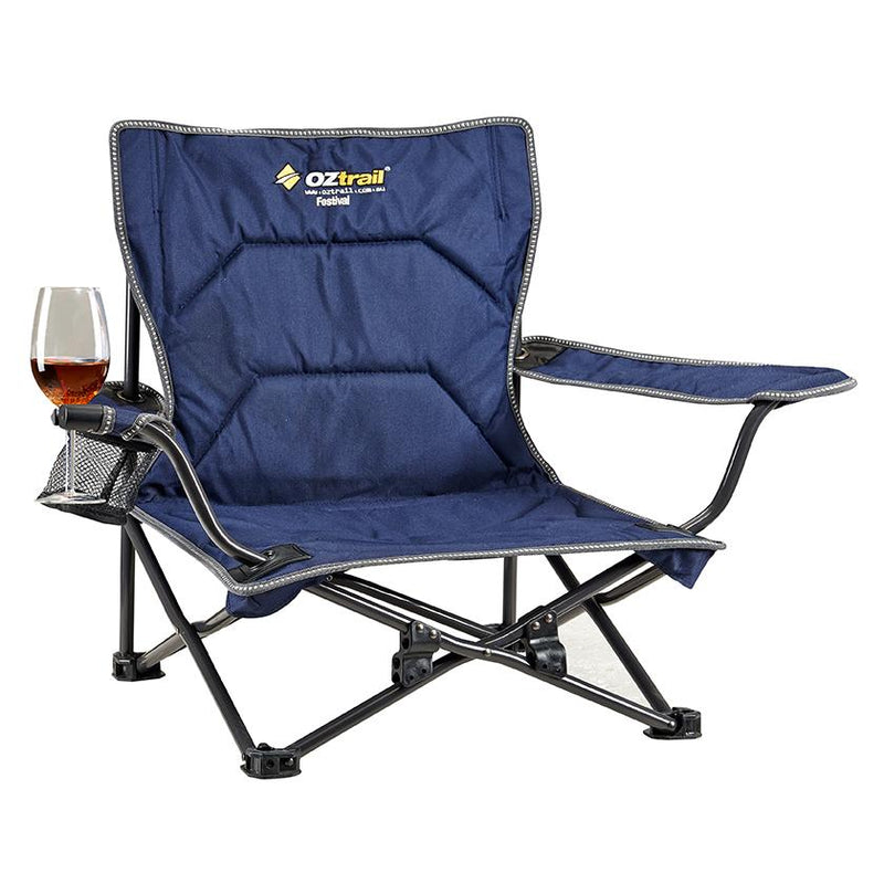 Oztrail getaway sales deluxe chair black