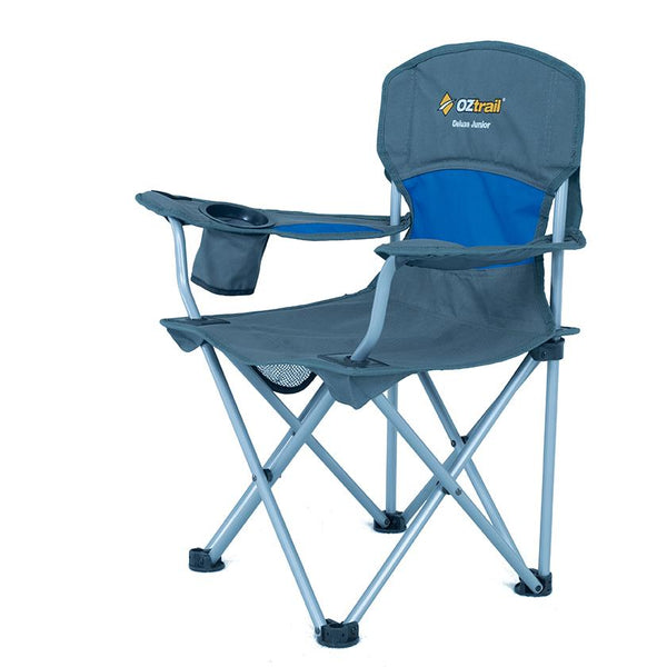 OZtrail Junior Deluxe Arm Chair - Blue