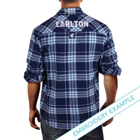 Carlton Blues AFL Flannel Shirt