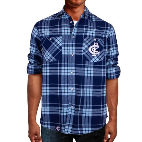Carlton Blues AFL Flannel Shirt
