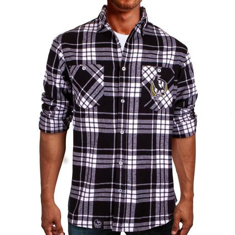 Collingwood Magpies AFL Flannel Shirt