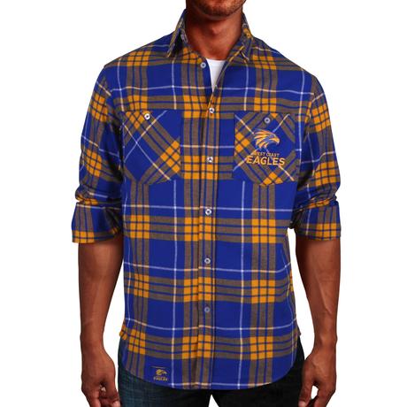 West Coast Eagles AFL Flannel Shirt