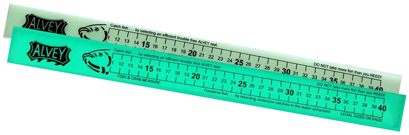 Alvey Glow Ruler Measure Stick 40cm