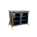 OZtrail Deluxe Folding 3 Shelf Double Cupboard