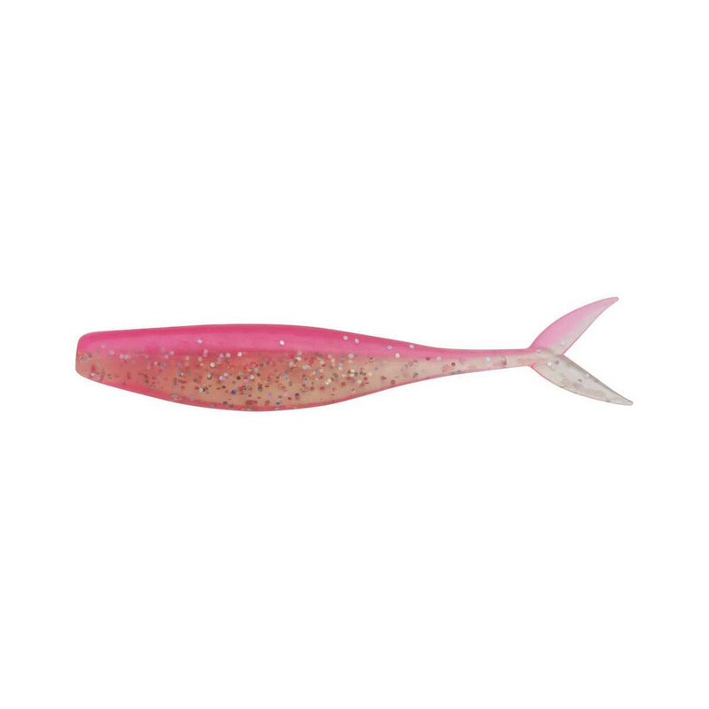 Berkley Powerbait Forktail Minnow Lure 3.5in Pink Glitter
