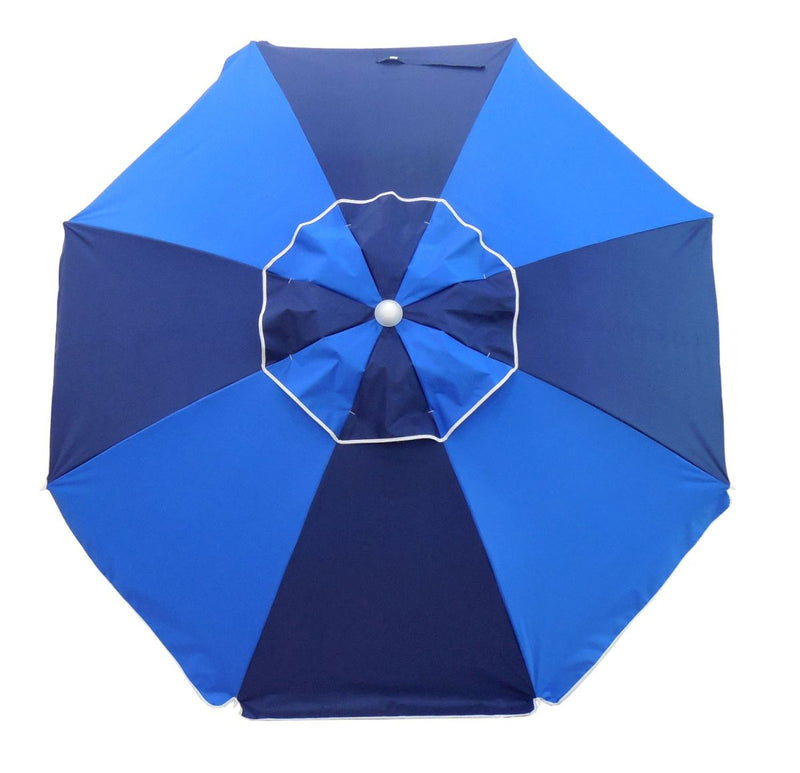 Beachkit Fiesta 185cm Beach Umbrella - Royal/Navy