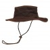 Burke & Wills Flinders Oilskin Hat - No Flap (M)