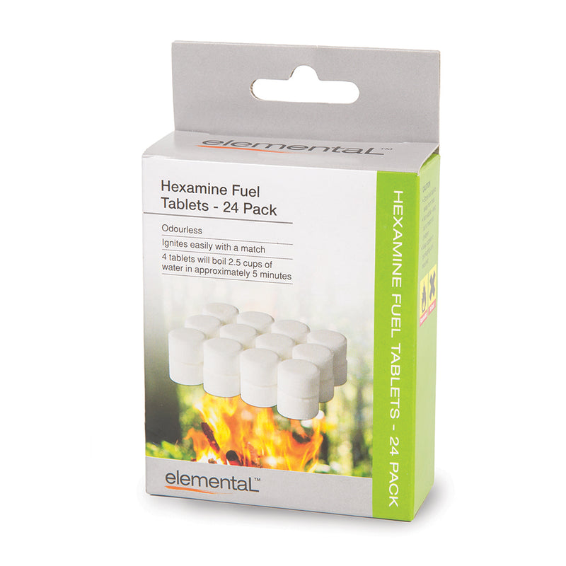 Elemental Fuel Tablets for Hexamine Stove (Stove Not Included)
