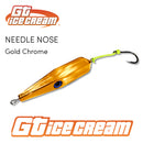 GT Ice Cream Lure Chrome Series - Chrome Gold (1.5oz)