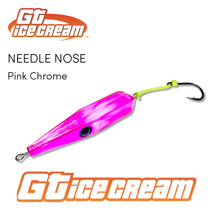 GT Ice Cream Lure Chrome Series - Chrome Pink (1.5oz)